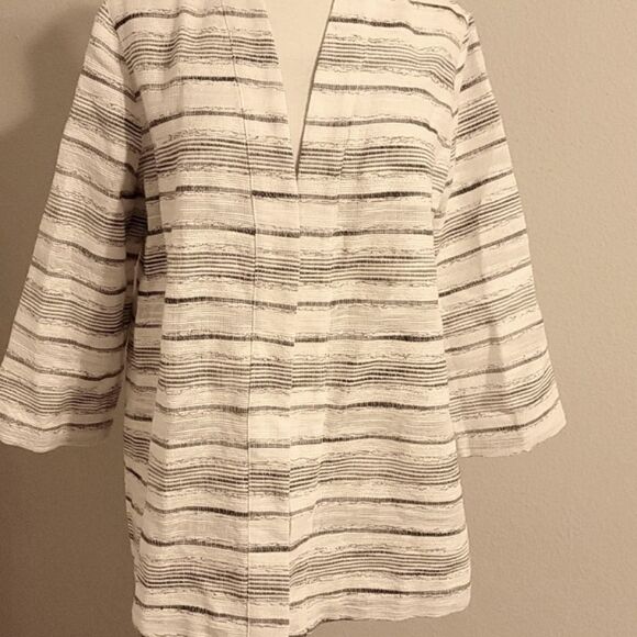 Pure Jill stripped blazer size s - Picture 1 of 9